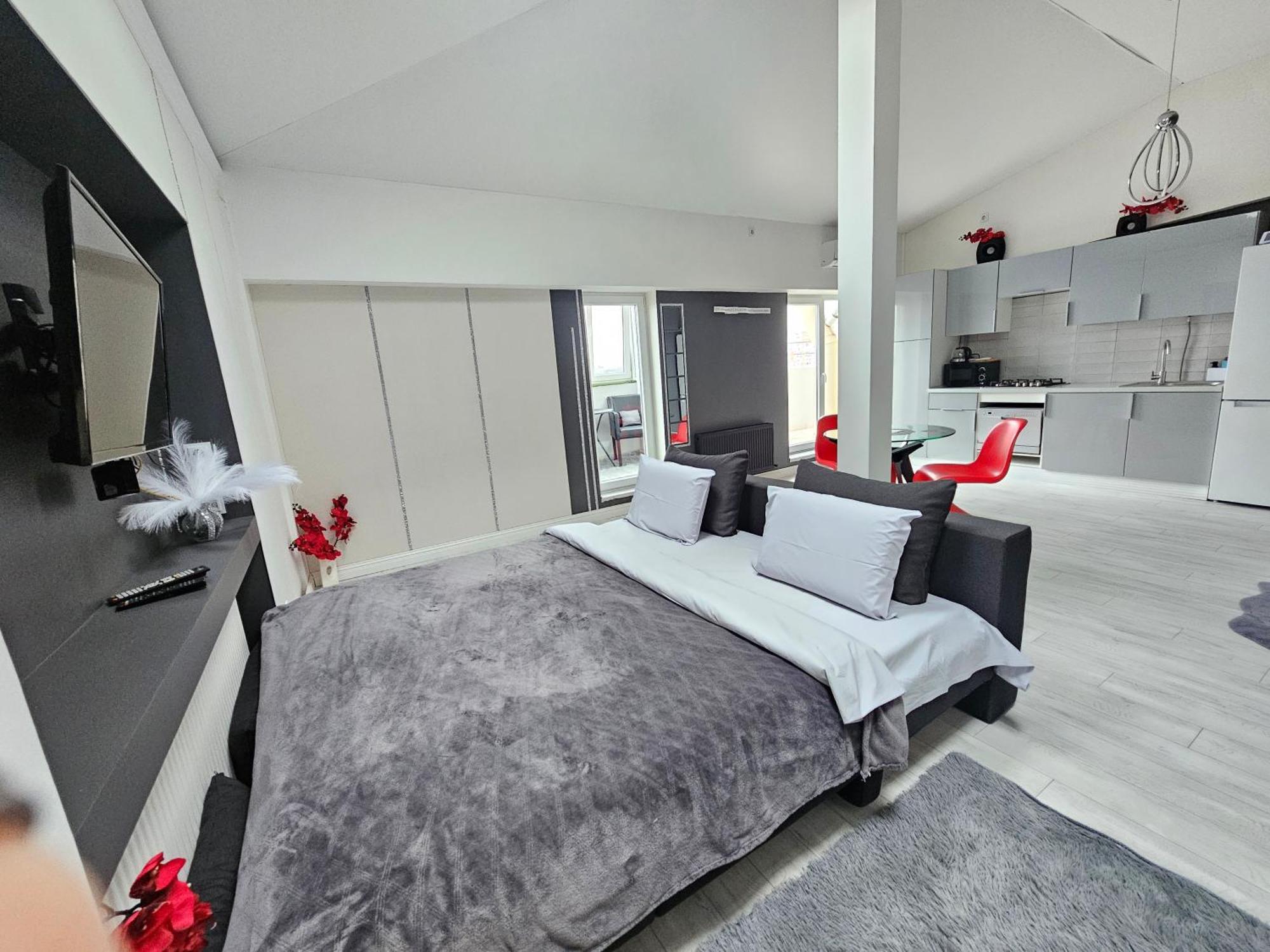 Apartament With Terras 基希讷乌 外观 照片