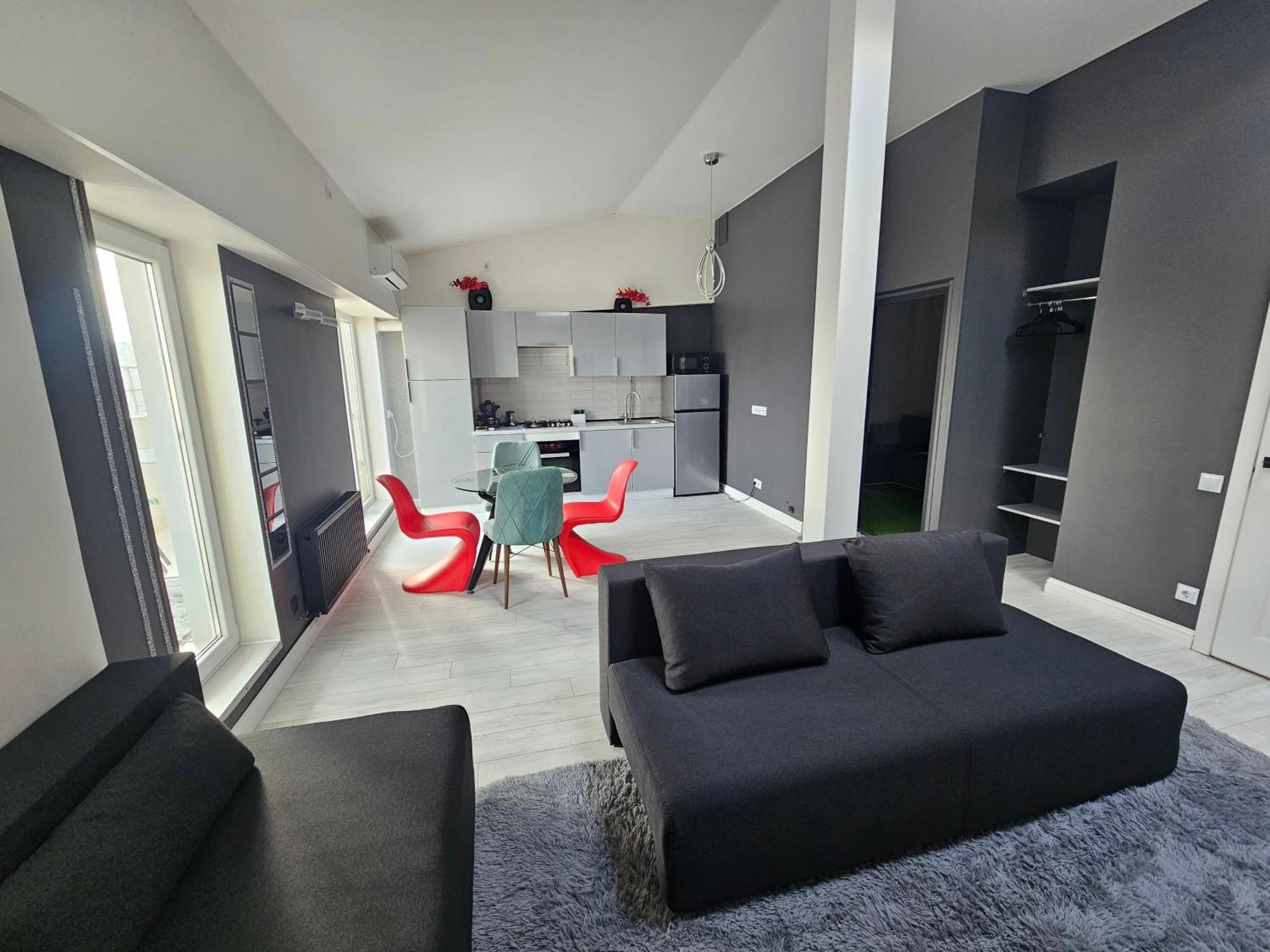 Apartament With Terras 基希讷乌 外观 照片